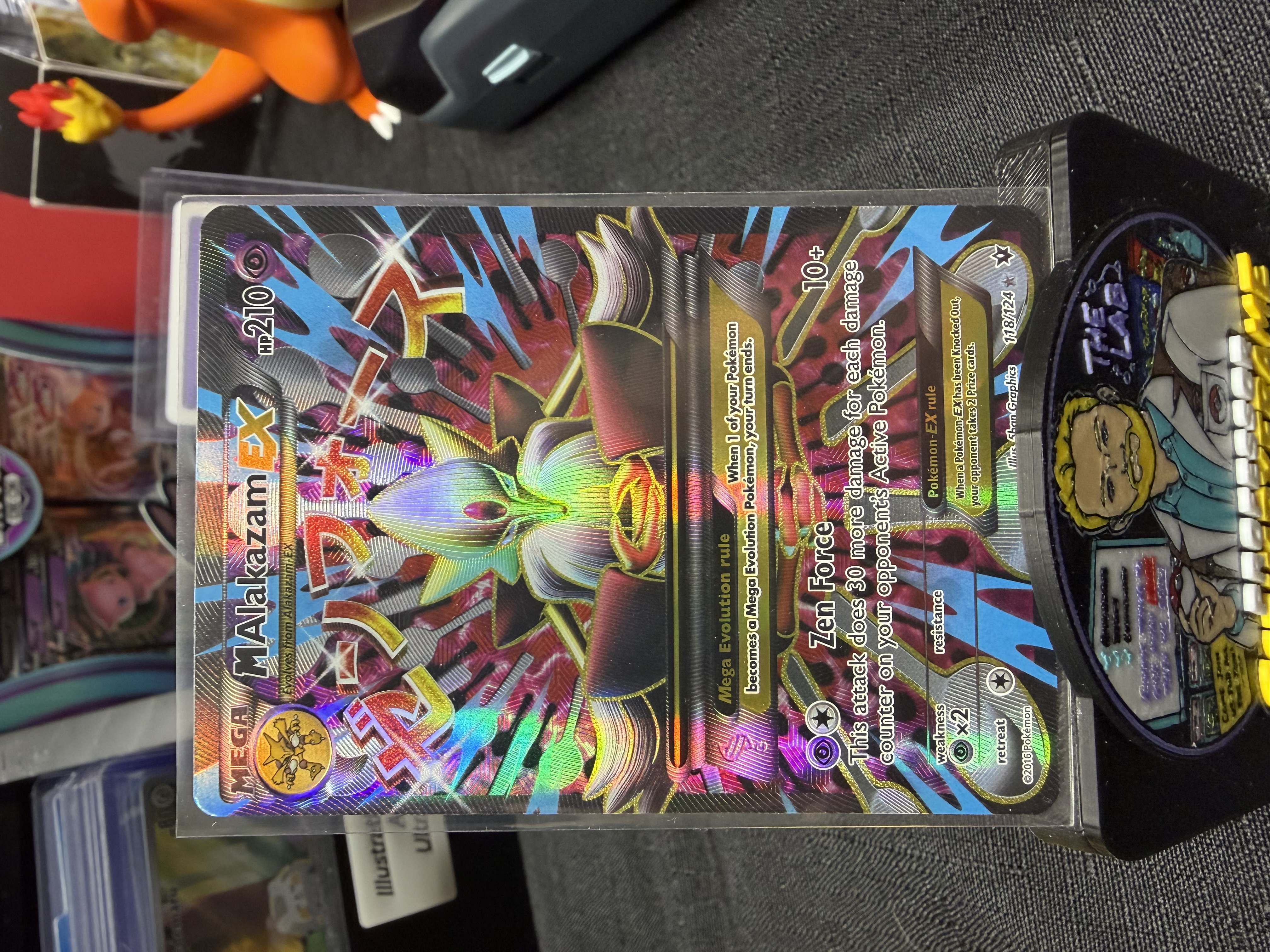 Full Art/M Alakazam EX (118) 2016 Pokemon XY Fates Collide